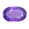 Sapphire Purple Gemstone Oval, Clean